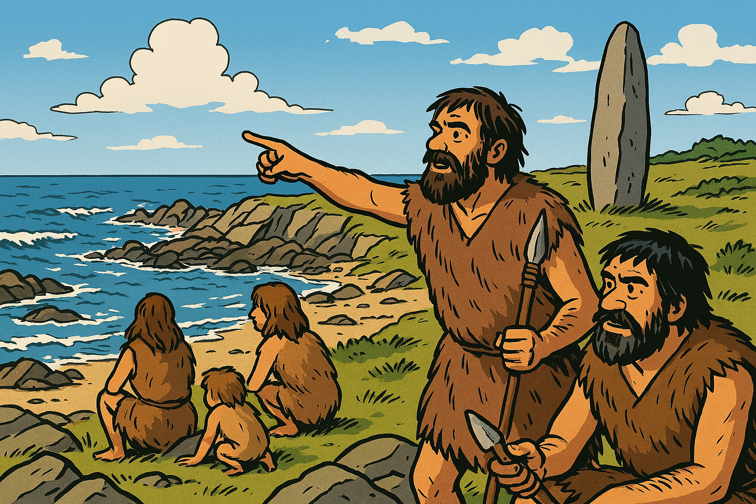 Premiers hommes au Croisic